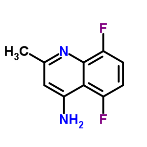 4-氨基-5,8-二氟-2-甲基-喹啉结构式_288151-30-4结构式