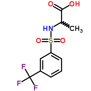 (N-(3-trifluoromethyl)benzenesulfonyl)alanine Structure,288266-54-6Structure