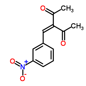 3-[(3-硝基苯基)亚甲基]-2,4-戊二酮结构式_29197-19-1结构式