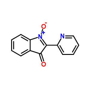 2-(2-吡啶)-3H-吲哚-3-酮 n-氧化物结构式_2922-11-4结构式