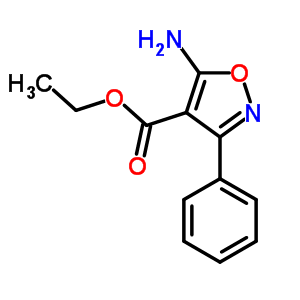 5-氨基-3-苯基-异噁唑-4-羧酸乙酯结构式_29278-09-9结构式
