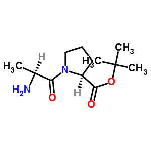 L-丙氨酰基-l-脯氨酸叔丁酯结构式_29375-30-2结构式