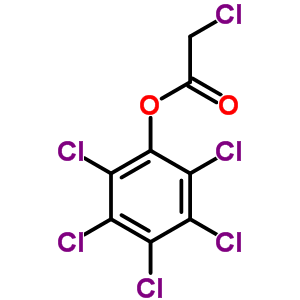 2-氯乙酸-2,3,4,5,6-五氯苯酯结构式_2948-20-1结构式