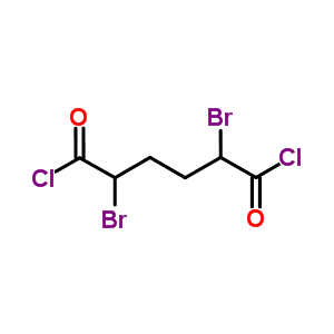 2,5-Dibromohexanedioyl dichloride Structure,29548-86-5Structure