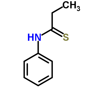 N-苯基-丙烷硫代酰胺结构式_2955-69-3结构式