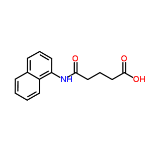 5-(1-萘氨基)-5-氧代戊酸结构式_296275-32-6结构式
