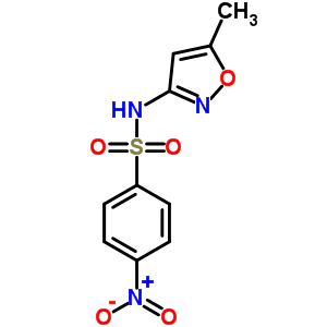 N-(5-methyl-3-isoxazolyl)-4-nitrobenzenesulfonamide Structure,29699-89-6Structure