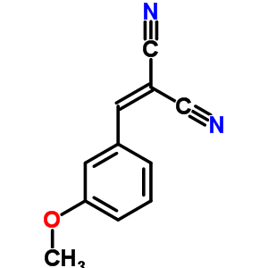 2-[(3-甲氧基苯基)亚甲基]-丙二腈结构式_2972-72-7结构式
