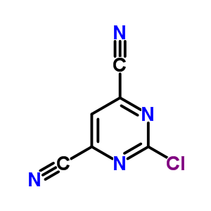 2-氯-4,6-嘧啶二甲腈结构式_29872-58-0结构式