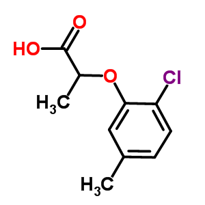2-(2-氯-5-甲基苯氧基)丙酸结构式_30033-94-4结构式