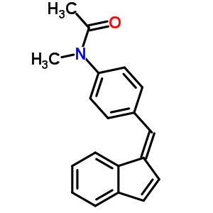 n-[4-(1H-茚-1-甲基)苯基]-n-甲基-乙酰胺结构式_30117-68-1结构式