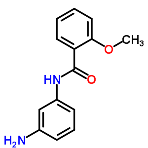 N-(3-氨基苯基)-2-甲氧基苯甲酰胺结构式_301207-46-5结构式