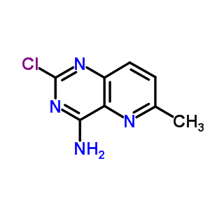 2-氯-6-甲基-吡啶并[3,2-d]嘧啶-4-胺结构式_30265-87-3结构式