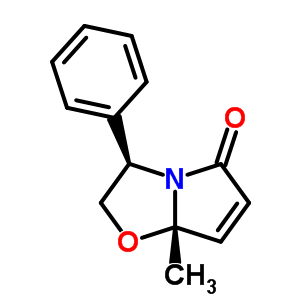 (3R-顺式)-(-)-2,3-二氢-7a-甲基-3-苯基吡咯并[2,1-b]噁唑-5(7ah)-酮结构式_302911-95-1结构式