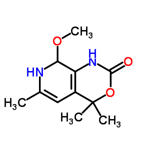 8-Methoxy-4,4,6-trimethyl -7,8-dihydro-1h-pyrido[3,4-d][1,3]oxazin-2(4h)-one Structure,302933-96-6Structure