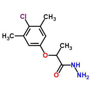 2-(4-氯-3,5-二甲基苯氧基)丙酰肼结构式_302949-31-1结构式