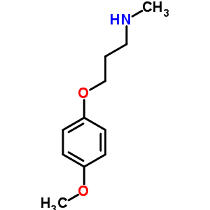 [3-(4-甲氧基-苯氧基)-丙基]-甲胺结构式_303104-76-9结构式