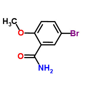 5-溴-2-甲氧基苯甲酰胺结构式_303111-31-1结构式