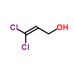 3,3-二氯-2-丙烯-1-醇结构式_3039-55-2结构式