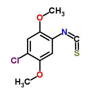 1-氯-4-异硫代氰酰基-2,5-二甲氧基苯结构式_306935-82-0结构式