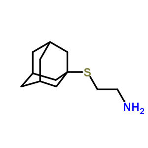 [2-(1-金刚烷硫代)乙基]胺盐酸盐结构式_30771-87-0结构式