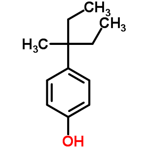 4-(1-乙基-1-甲基丙基)-苯酚结构式_30784-25-9结构式