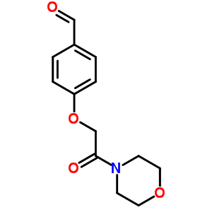4-(2-吗啉-4-基-2-氧代-乙氧基)-苯甲醛结构式_30817-36-8结构式