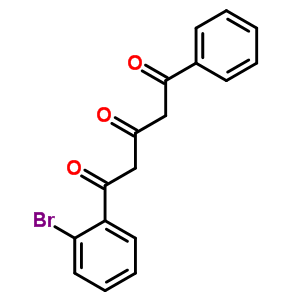 1-(2-溴苯基)-5-苯基-1,3,5-戊三酮结构式_30866-57-0结构式