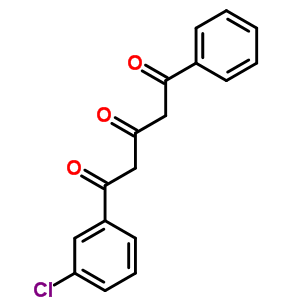 1-(3-氯苯基)-5-苯基-1,3,5-戊三酮结构式_30866-58-1结构式