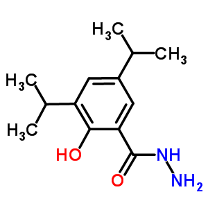 2-羟基-3,5-二异丙基苯并肼结构式_30991-43-6结构式