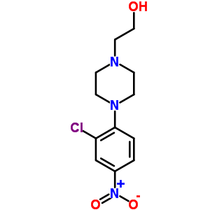 2-[4-(2-氯-4-硝基苯基)哌嗪-1-基]-乙醇结构式_312269-35-5结构式