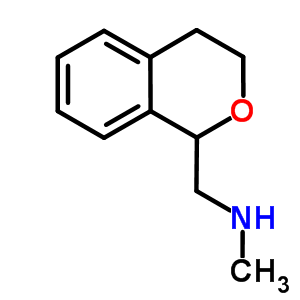 异苯并二氢吡喃-1-甲基-甲基-胺盐酸盐结构式_31231-58-0结构式