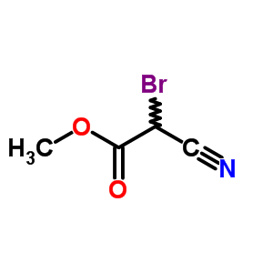 2-溴-2-氰基-乙酸甲酯结构式_31253-11-9结构式