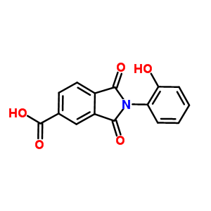 2-(2-羟基苯基)-1,3-二氧代异吲哚啉-5-羧酸结构式_312746-96-6结构式