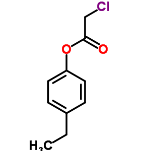 2-氯乙酸-4-乙基苯酯结构式_3132-25-0结构式