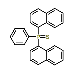 (7CI,8CI)-二-1-萘苯基膦 硫化物结构式_3135-68-0结构式