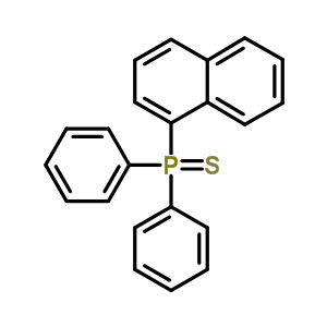 1-萘二苯基-膦 硫化物结构式_3135-70-4结构式