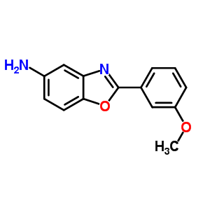 2-(3-甲氧基苯基)-1,3-苯并噁唑-5-胺结构式_313527-38-7结构式