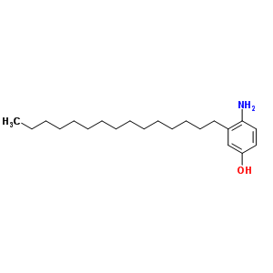 4-氨基-3-十五基苯酚结构式_3158-55-2结构式