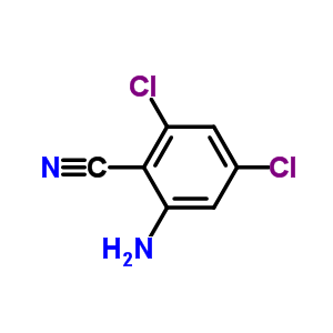 2-氨基-4,6-二氯苯甲腈结构式_316121-89-8结构式