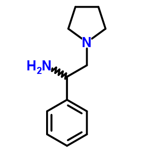 1-苯基-2-吡咯烷-1-乙胺结构式_31788-83-7结构式