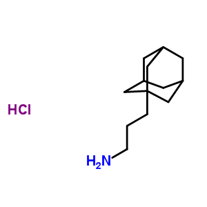 1-(3-氨基丙基)金刚烷盐酸盐结构式_31897-98-0结构式