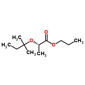 (2S)-2-(1,1-二甲基丙氧基)-丙酸丙酯结构式_319002-92-1结构式