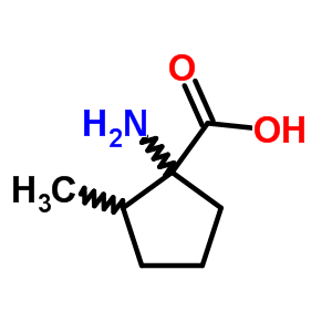 1-氨基-2-甲基环戊烷羧酸结构式_3198-65-0结构式