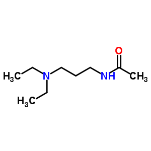 N-[3-(二乙基氨基)丙基]-乙酰胺结构式_32039-09-1结构式