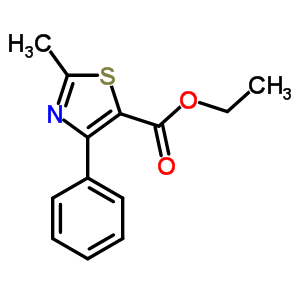 Ethyl 2-methyl-4-phenyl-1,3-thiazole-5-carboxylate Structure,32043-95-1Structure