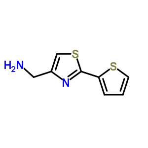 [2-(2-Thienyl)-1,3-thiazol-4-yl ]methylamine Structure,321309-35-7Structure