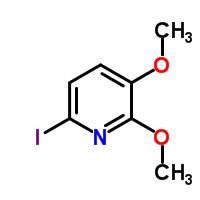 6-碘-2,3-二甲氧基吡啶结构式_321535-23-3结构式