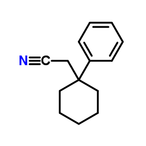 2-(1-苯基环己基)乙腈结构式_32294-72-7结构式