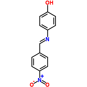 4-[[(4-硝基苯基)亚甲基]氨基]-苯酚结构式_3230-42-0结构式
